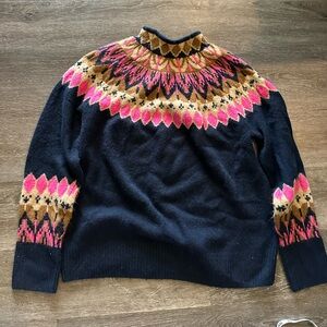 Vibrant Mock Turtle Neck
